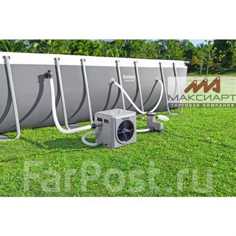 Тепловой насос для нагрева воды в бассейне 58748 Bestway, 4кВт 30000л ...