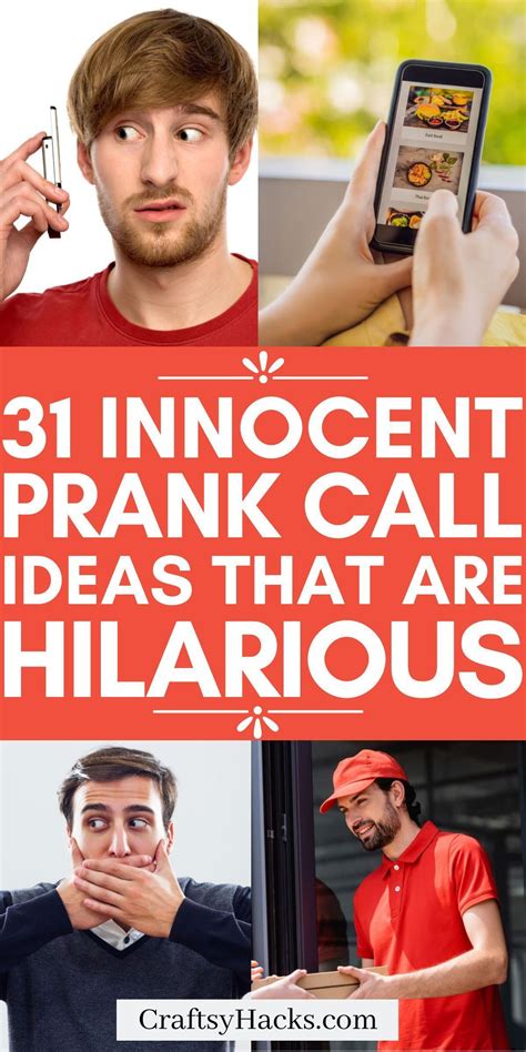31 Hilarious Prank Call Ideas | Prank calls, Good prank calls, How to ...