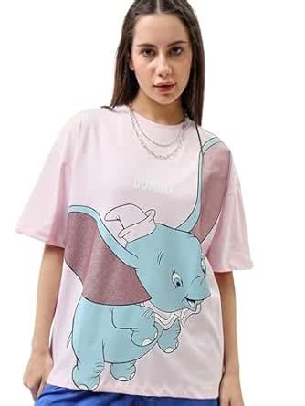 Buy Bewakoof Official Disney Merchandise Women's Graphic Printed ...