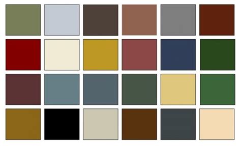 Colonial Color Palette