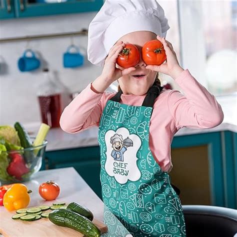 Buy TheYaYaCafe® Chef Baby Apron for Kids | Gift for Kids | Waterproof ...