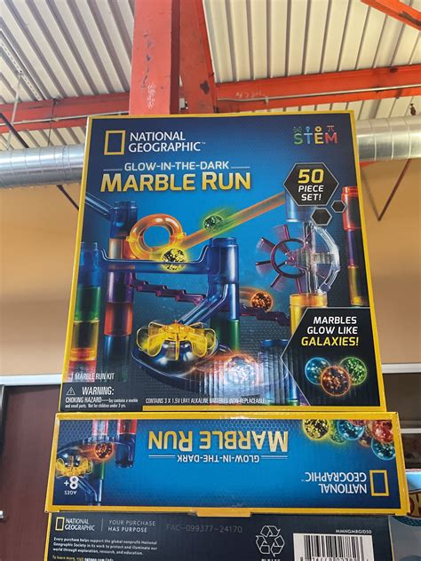 National Geographic Glow-in-the-Dark Marble Run - 50pc – Discount 70 Online