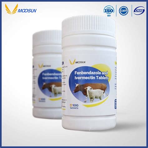 Manufacture Veterinary Medicine Fenbendazole & Ivermectin Tablets for Animals Use with GMP ISO ...