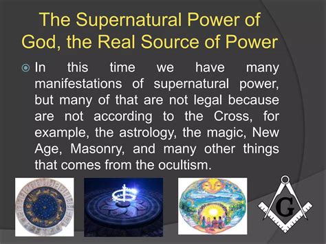 The supernatural power of god | PPTX