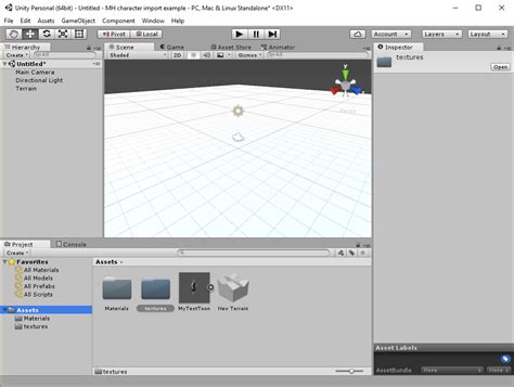 Unity Import Project 的图像结果