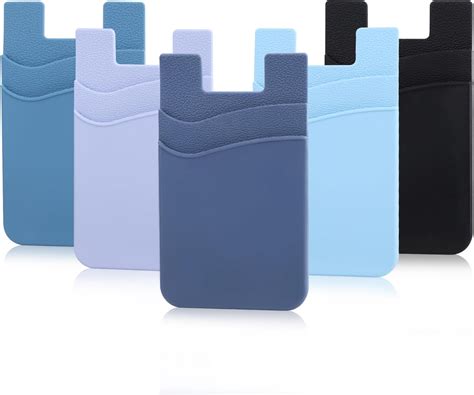 Amazon.com: BIAJIYA Card Holder for Back of Phone, Pouch Silicone ...