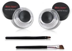 yogo beauty LONG WEAR 24 HOUR GEL EYELINER PACK OF 2 (BLACK AND BROWN ...