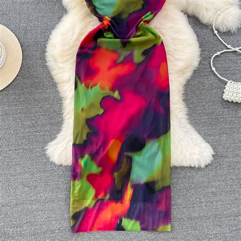 Nadia Bodycon Mesh Dress – TrenBee