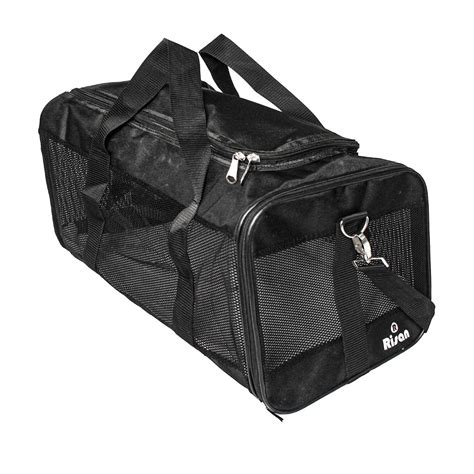 Risan Pet Transport Carrier Bag for Small Dogs Puppy Kittens Airline ...