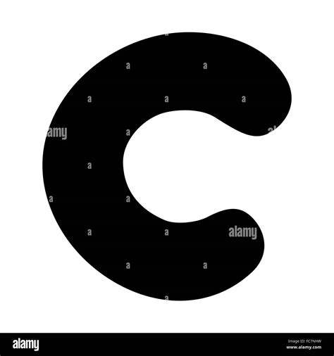 C capital silhouette Stock Photo - Alamy
