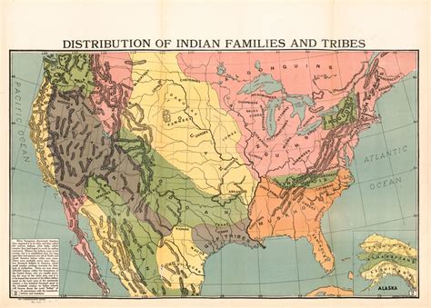 Mapping The Geographical Distribution Of Indian Tribes