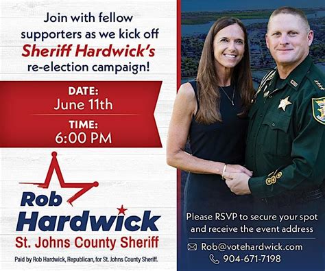 Sheriff Hardwicks Campaign Kick Off!, 11 June 2024 | AllEvents.in