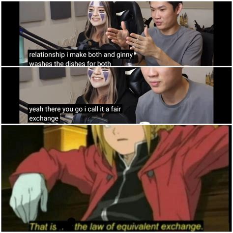 Law of equivalent exchange | Scrolller