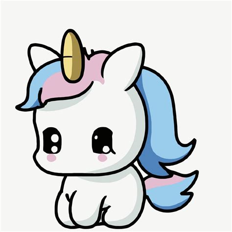 Cute Unicorn illustration Unicorn kawaii chibi vector drawing style Unicorn cartoon 17048030 ...