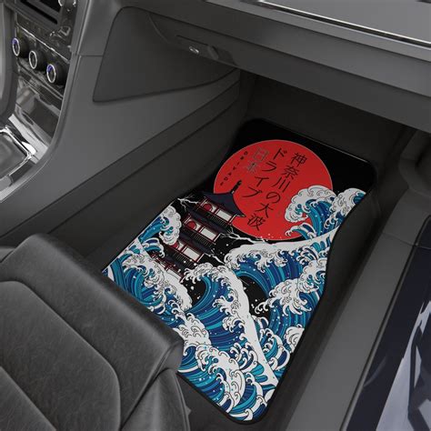 Kanagawa Wave Modern Car Floor Mats JDM Floor Mats JDM Car Mats ...