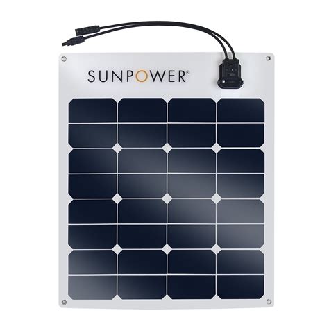 ExpertPower High-Efficiency 50W SunPower Solar Panel for RV, India | Ubuy