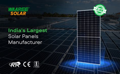 WAAREE 450 Watt Mono PERC Solar Panel – High-Efficiency Half-Cut ...