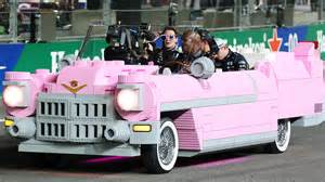 Watch bizarre moment Verstappen, Norris and Russell driven around Las ...