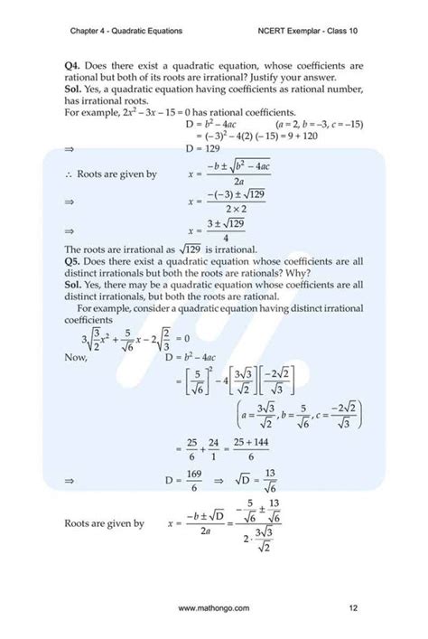 Image result for Class 10 Maths Chapter 4 Example 8 Doubt Nut