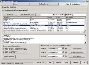 DriverGuide Free 的图像结果