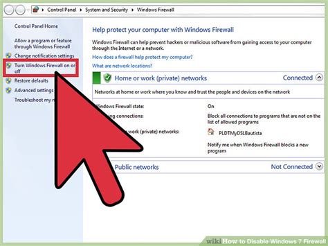Image result for How to Disable Firewall