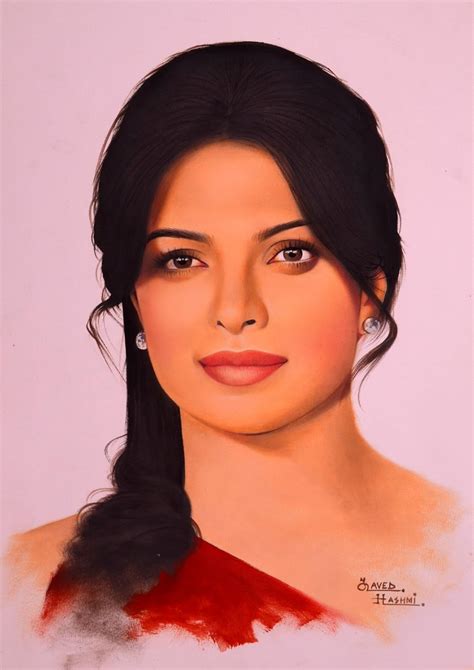 Buy Priyanka Chopra Poster - Painting A3 Size PRINT ON PAPER - Price ...
