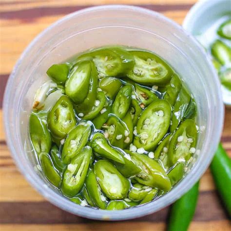 Pickled Hot Peppers- Serrano Pepper Recipe - A Fork's Tale