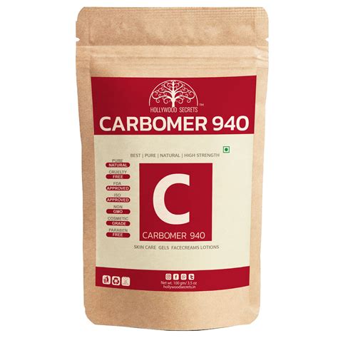 Carbomer 940 Powder 100gms (Pure) – Hollywood Secrets