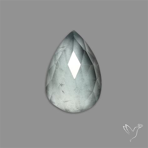 Aquamarine | Rose Cut Moss Aquamarine (14X10X6 mm) | Gemstones For Sale