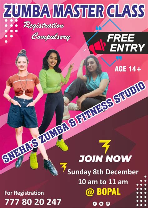 Free Zumba Master Class, Sneha's Zumba & Fitness Studio, Ahmedabad, 8 ...