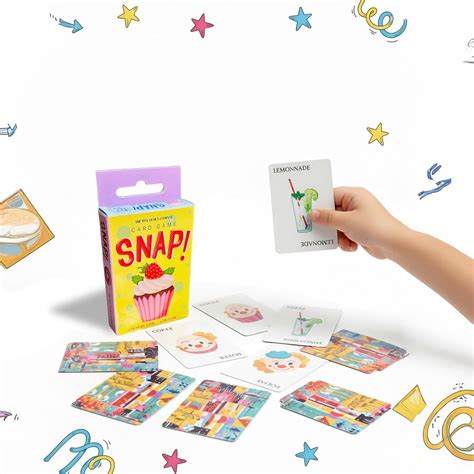 THE TINY GENIUS COMPANY 3-in-1 Snap Card Games for Kids | 52 Cards with ...