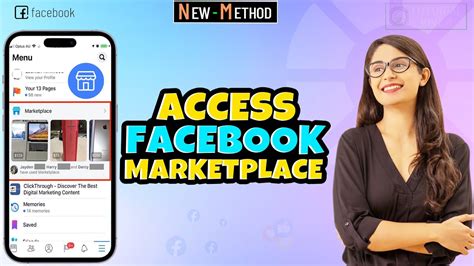 How to access Facebook marketplace - YouTube