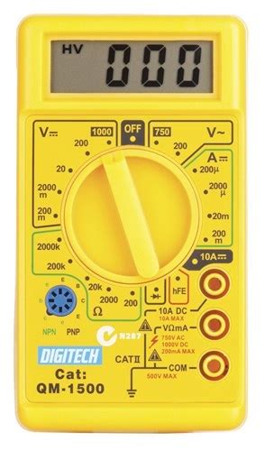 Digitech Multimeter Instructions 的图像结果