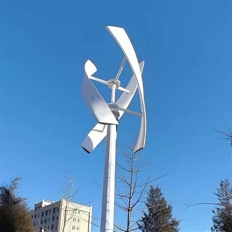 Вертикальный ветрогенератор X-типа 2 кВт для установки на крыше | Купить