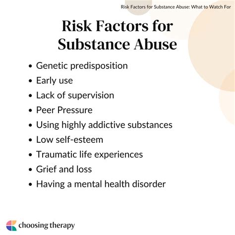 What Are The Risk Factors Of Substance Abuse at Maddison Chidley blog