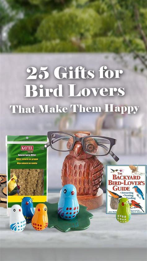 25 Gifts for Bird Lovers That Make Them Happy | Bird lover gift basket ...