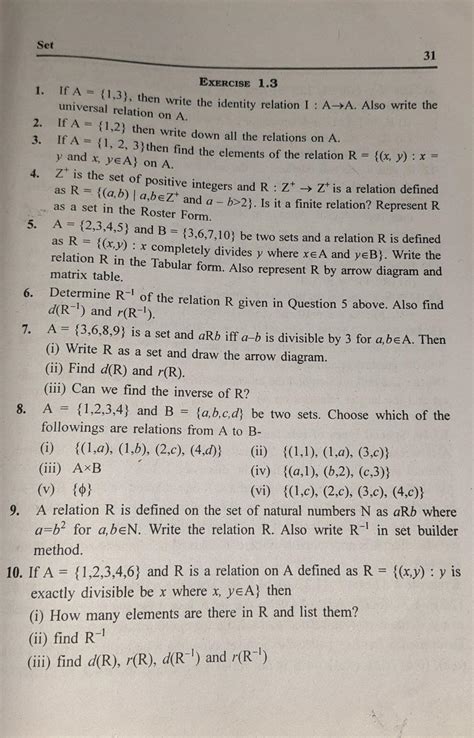 1. A - 11.3), then write the identity relation 1 : AA. Also write ...