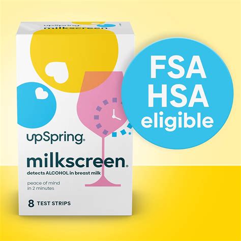 Buy Upspring Milkscreen Test Strips to Detect Alcohol in Breast Milk - at-Home Test for ...