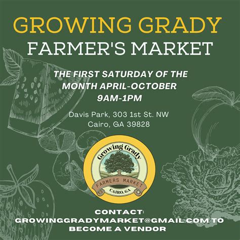 Growing Grady Farmers Market | Cairo GA