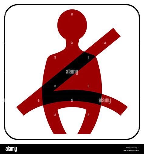 Use your seat belt sign, vector Stock Photo - Alamy