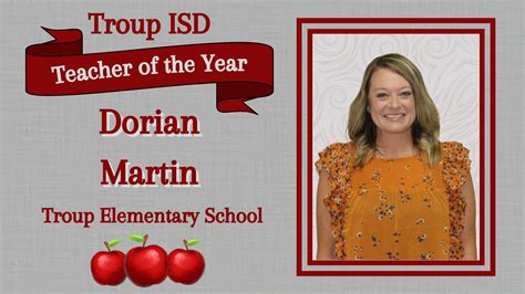 Teachers of the Year | Troup ISD
