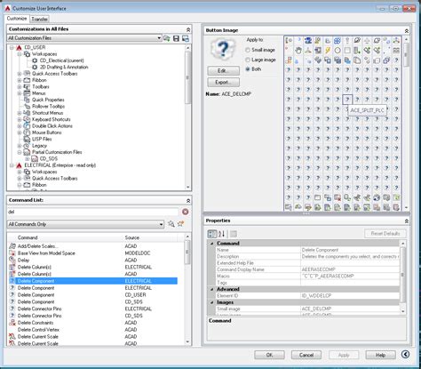 AutoCAD CUI Customization 的图像结果
