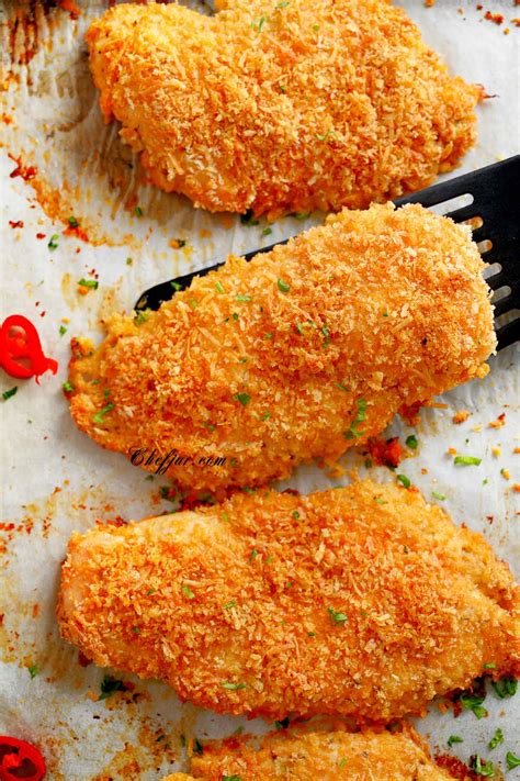 Crispy Oven Baked Chicken Fillet - Chefjar