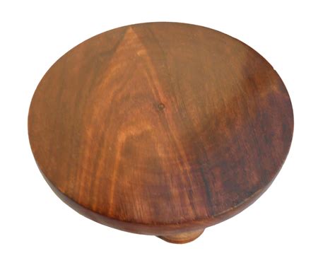 Buy ZeniZeni Wooden Chakla 10 Inch Round Rolling Board For Kitchen Roti ...