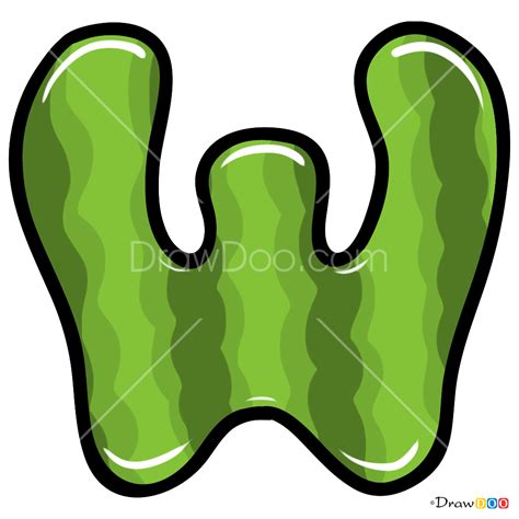 How to Draw W in JavaScript 的图像结果