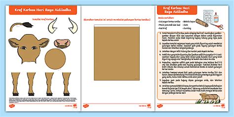 Kraf Kerbau Hari Raya Aidiladha (teacher made) - Twinkl