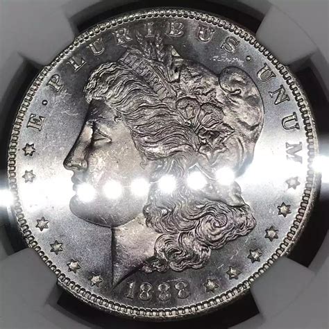 1888 Morgan Silver Dollar NGC MS-64 PL Cross Timbers Dollar Collection ...