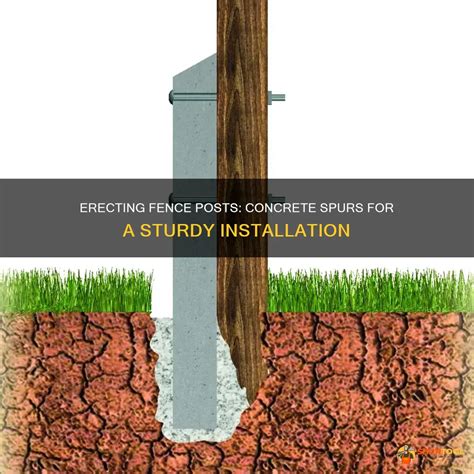 Erecting Fence Posts: Concrete Spurs For A Sturdy Installation | ShunTool