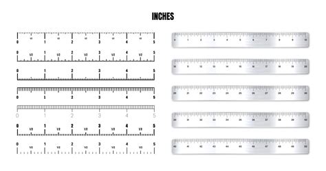 Image result for Inches Scale Vector