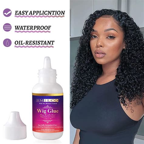 Waterproof 1.3oz Lace Front Wig Glue - Strong Hold Transparent Adhesive ...